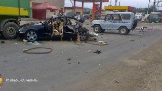 Պայթյունի հետևանքով մահացել է 35-ամյա վարորդը (լուսանկարներ, տեսանյութ)