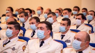 Քննչական կոմիտեի ծառայողի օրվա և համակարգի կազմավորման 7-րդ տարեդարձի կապակցությամբ կոմիտեի մի շարք աշխատակիցներ արժանացել են տարբեր պարգևների և խրախուսանքների (լուսանկարներ)