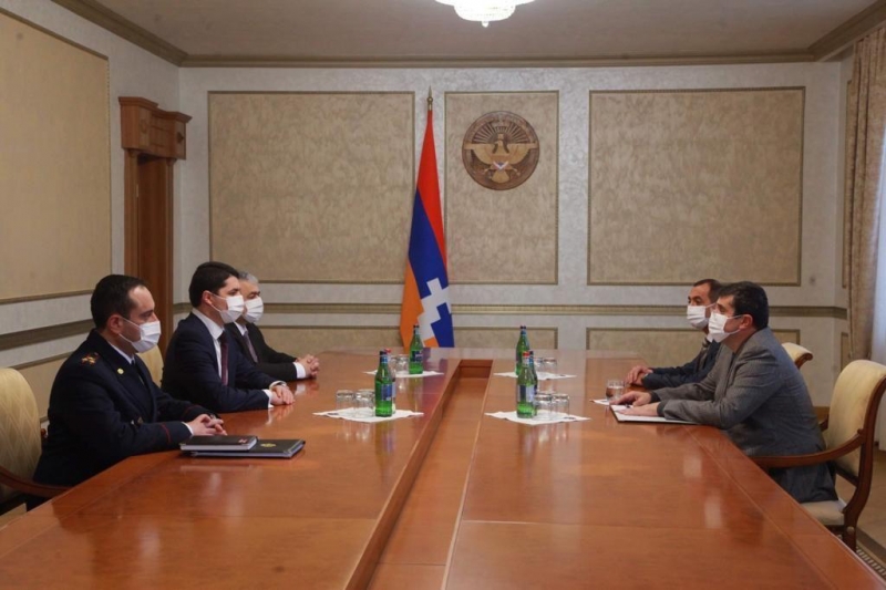 The Chairman of the RA Investigative Committee A. Kyaramyan Paid a Visit to the Republic of Artsakh (photos)