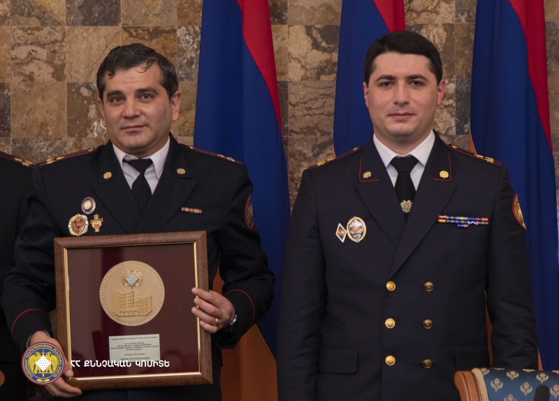 ՀՀ քննչական կոմիտեի Երևան քաղաքի քննչական վարչության Երևան քաղաքի Մալաթիա-Սեբաստիա վարչական շրջանի քննչական բաժինը ճանաչվել է «Տարվա ստորաբաժանում»
