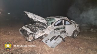 Մահվան ելքով վթար Երևան-Գյումրի ավտոճանապարհին (տեսանյութ, լուսանկարներ)