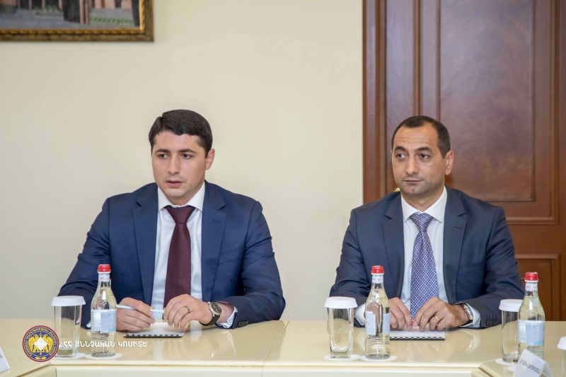 Chairman of Investigative Committee A. Kyaramyan Received Delegation of Investigative Committee of Artsakh (photos)