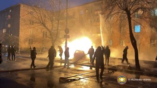 Երևանում ավտոմեքենա է այրվել. կա զոհ (տեսանյութ, լուսանկարներ)