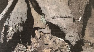 Ասֆալտապատող մեքենան վնասելու դեպքի առթիվ հարուցվել է քրեական գործ (լուսանկարներ)