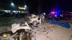 Հինգ մարդու մահվան պատճառ դարձած ճանապարհատրանսպորտային պատահարի գործով «BMW X5» մակնիշի ավտոմեքենայի վարորդը կալանավորվեց (լուսանկարներ)