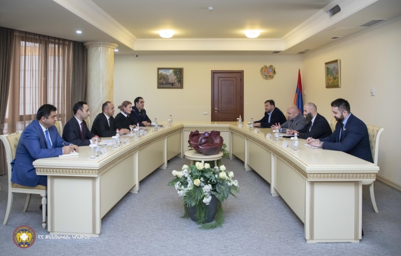 Deputy Chairman of the RA Investigative Committee Received the Head of Tbilisi Office of the U.S. Drug Enforcement Administration (photos)