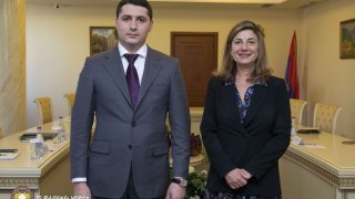 Chairman of RA Investigative Committee Received General-Director of International Commission on Missing Persons (photos)