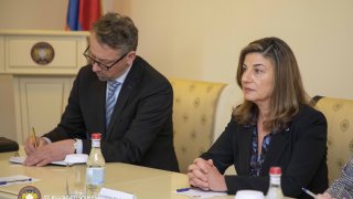 Chairman of RA Investigative Committee Received General-Director of International Commission on Missing Persons (photos)