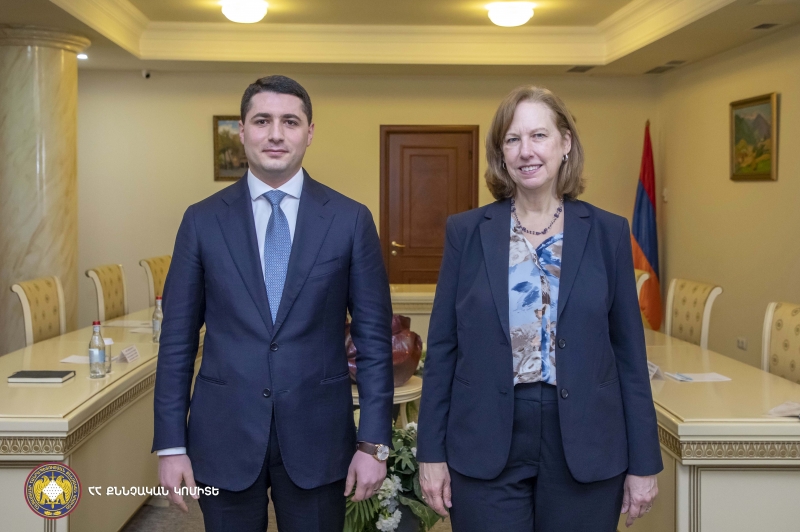 The Chairman of the RA Investigative Committee Argishti Kyaramyan has received the Newly Appointed U.S. Ambassador to the RA Christina Quinn (photos)