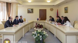 Председатель Следственного комитета принял главу делегации Международного комитета Красного Креста в Армении (фото)