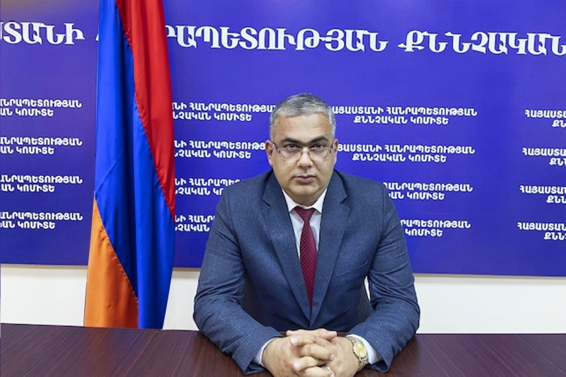 Արսեն Սիմոնյանը նշանակվել է ՀՀ քննչական կոմիտեի տնտեսական հանցագործությունների և մաքսանենգությունների քննության գլխավոր վարչության պետ