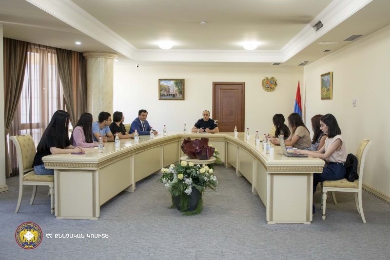 The students of Anti-Corruption School of Young Leaders Hosted in the RA Investigative Committee (photos)