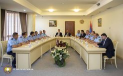 Chairman of Investigative Committee A. Kyaramyan Received Delegation of Investigative Committee of Artsakh (photos)