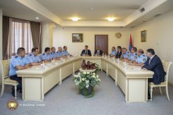 Chairman of Investigative Committee A. Kyaramyan Received Delegation of Investigative Committee of Artsakh (photos)