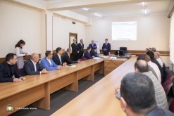 Председатель Следственного комитета РА А. Кярамян посетил Академию юстиции (фотографии)