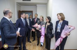 The Chairman of the RA Investigative Committee Argishti Kyaramyan has received the Newly Appointed U.S. Ambassador to the RA Christina Quinn (photos)