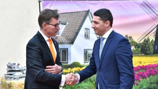 Председатель Следственного комитета РА принял участие в приеме, организованном по случаю национального праздника Королевства Нидерландов (фото)