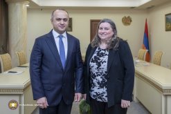 The RA IC Deputy Chairman and the U.S. Consul in the RA Discussed Opportunities of Enhancement of Effectiveness of Cooperation (photos)