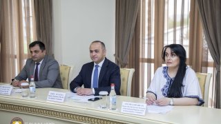The RA IC Deputy Chairman and the U.S. Consul in the RA Discussed Opportunities of Enhancement of Effectiveness of Cooperation (photos)