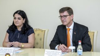 С послом Нидерландов в Армении в Следственном комитете РА обсуждены вопросы, касающиеся расширения сотрудничества (фото)