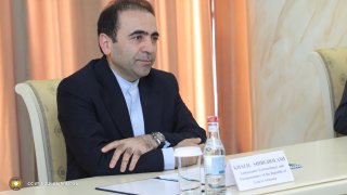 The Chairman of the Investigative Committee Received the Ambassador of Iran to the RA