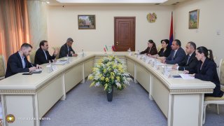 The Chairman of the Investigative Committee Received the Ambassador of Iran to the RA