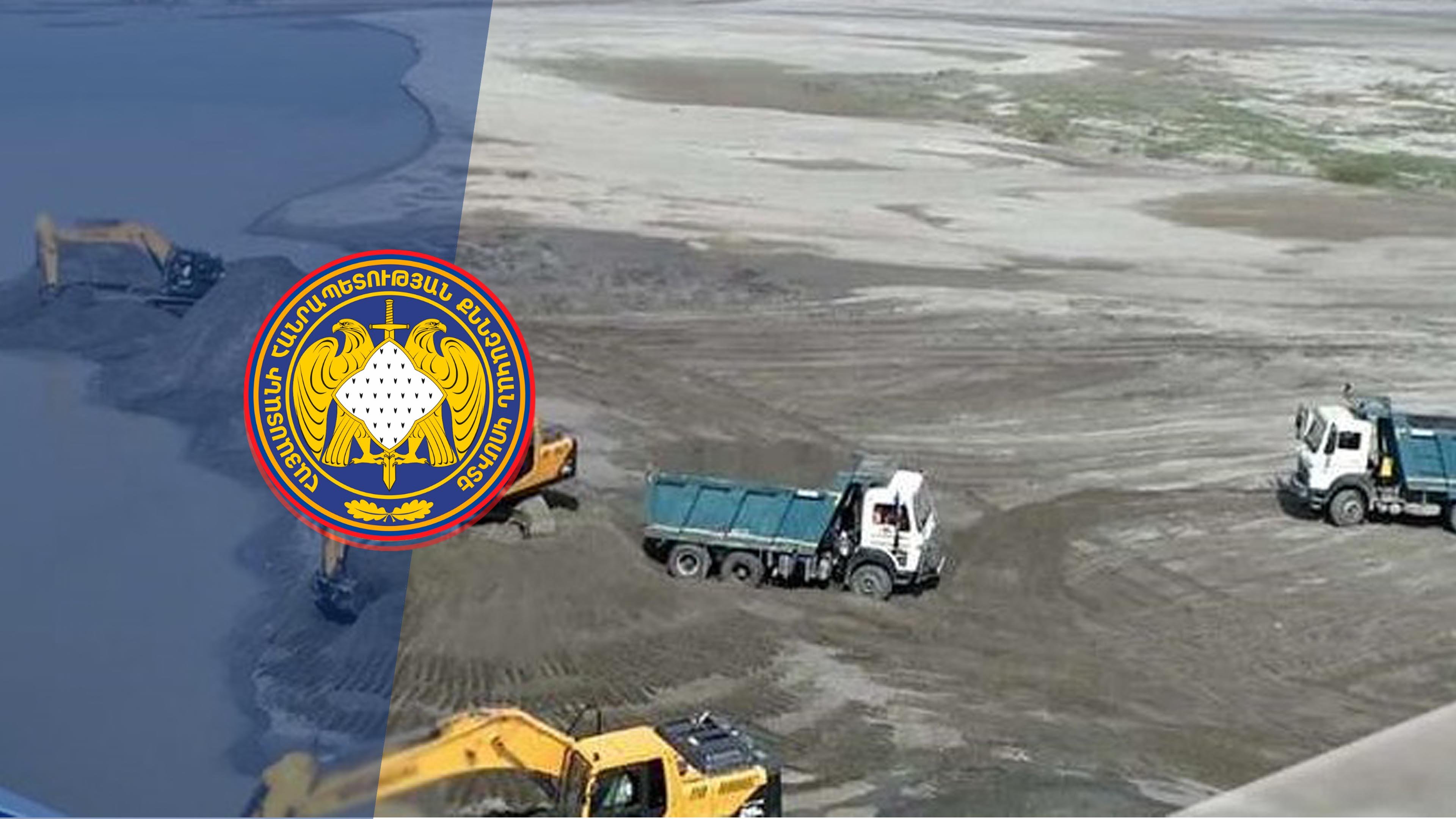 About 1.668.250,6 m³ Sand and Gravel Mixture Extracted Illegally, Pecuniary Damage of about 613.387.403 AMD Caused to State, 78.481.689 AMD of which Recovered