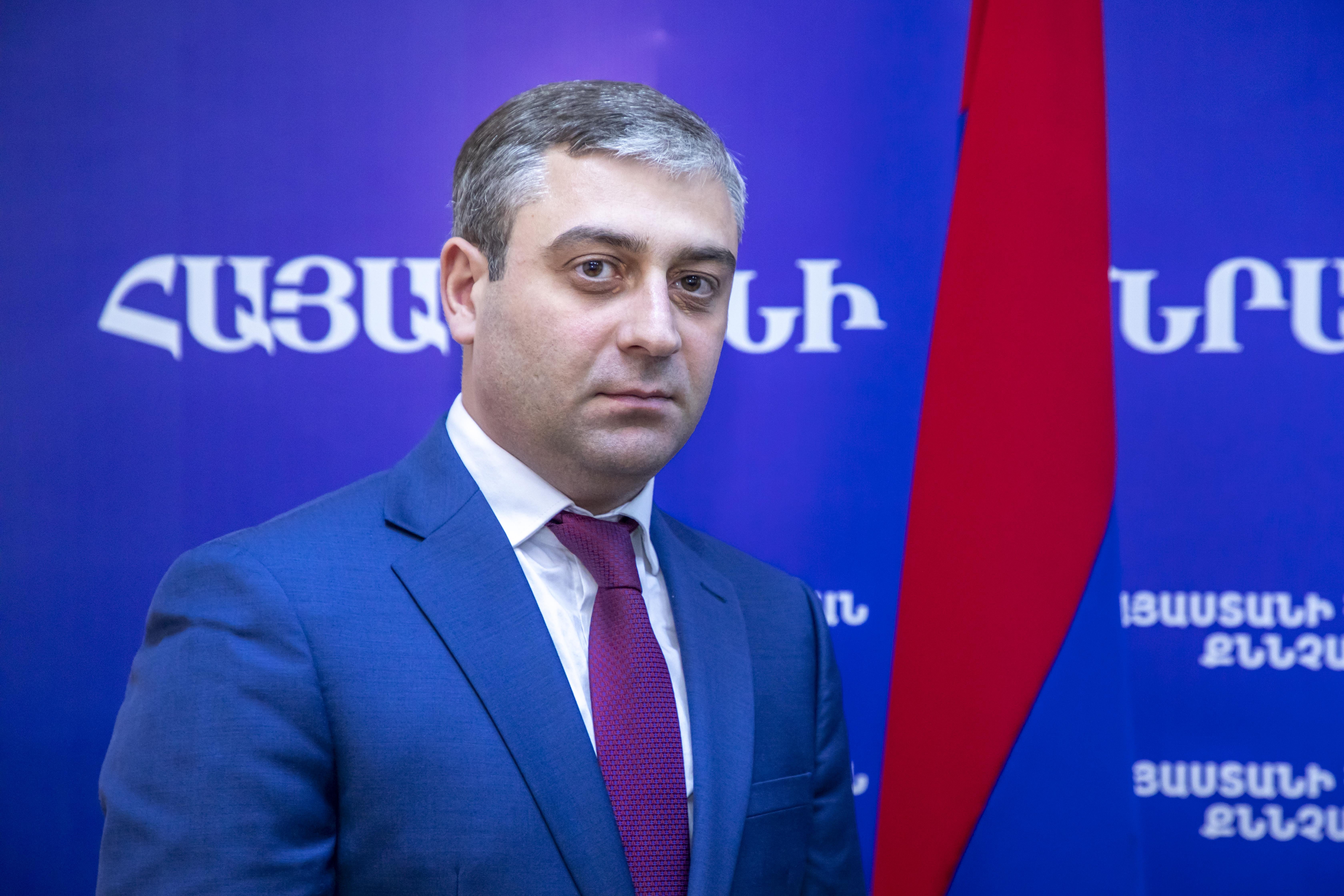 Պետրոս Պետրոսյանը նշանակվել է ՀՀ քննչական կոմիտեի հատկապես կարևոր գործերի քննության գլխավոր վարչության սեփականության դեմ ուղղված հանցագործությունների քննության վարչության պետ