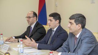 Argishti Kyaramyan Received the Head of Delegation of International Committee of the Red Cross (photos)