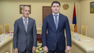 Argishti Kyaramyan Received the Head of Delegation of International Committee of the Red Cross (photos)