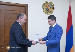 Argishti Kyaramyan Met Vigen Mesropyan, Newly Appointed Acting Director of “Expert Criminalistics Center of the RA Investigative Committee” SNCO (photos)