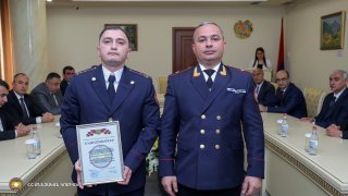 Հանրապետության տոնի առթիվ՝ Քննչական կոմիտեի նախագահի հրամանով մի շարք ծառայողներ պարգևատրվել են