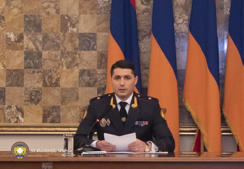 The Speech of the Chairman of the RA Investigative Committee A. Kyaramyan during the Solemn Session on the Occasion of the Professional Day of the Employee of the Investigative Committee